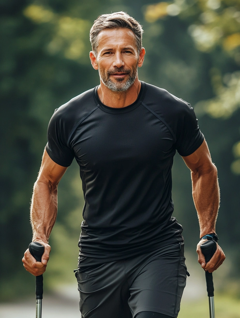 Михайло Коваленко - тренер зі скандинавської ходьби